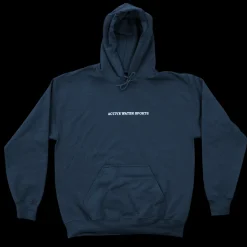 AWS Embroidered Hoodie – Navy