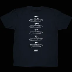 AWS Geo Logo Boats Tee – Black