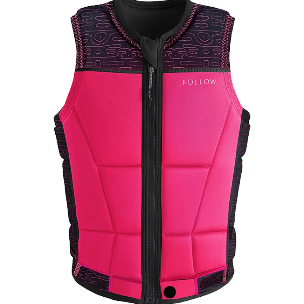 Follow Harmony Ladies Jacket - Black/Pink