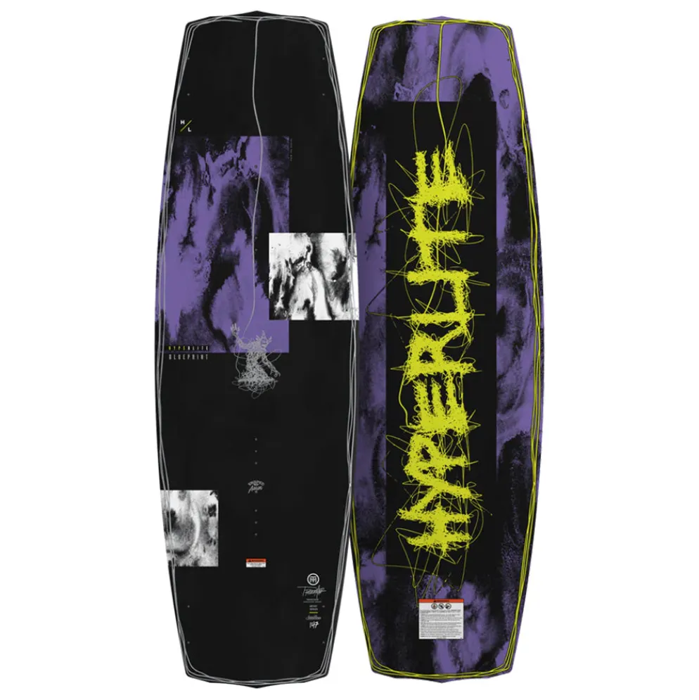 Hyperlite Blueprint Wakeboard | Team OT Bindings 2026