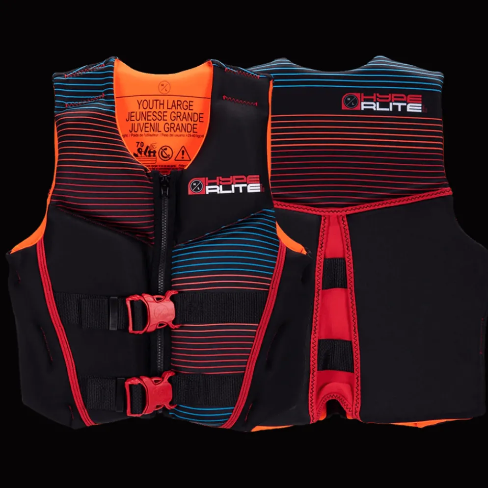 Hyperlite Boys Indy CGA Life Vest (64-88 LBS)