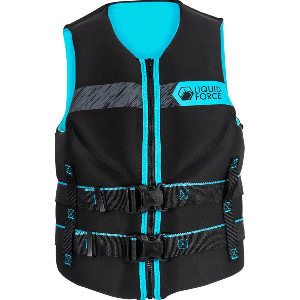 Liquid Force Women's Hinge Classic CGA - Black/Aqua