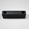Malibu Seat Cleat, 4", Plastic, Black