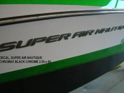 Nautique DECAL SUPER AIR NAUTIQUE CHROMAX BLACK CHROME 2.55 x 69 - 140015